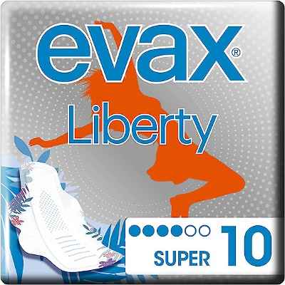 10 compresas Evax Liberty Super