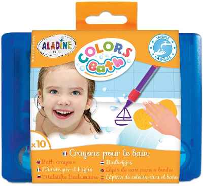 10 rotuladores de colores para la bañera 