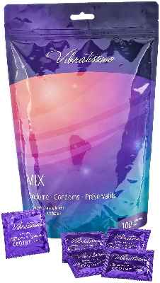 100 preservativos variados Vibratissimo Mix 