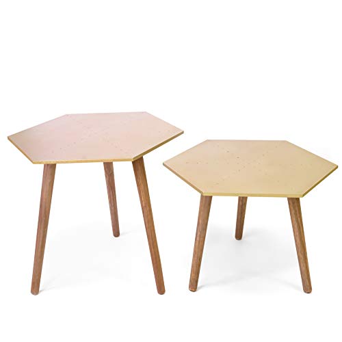 2 mesas de centro de msdera Suarez