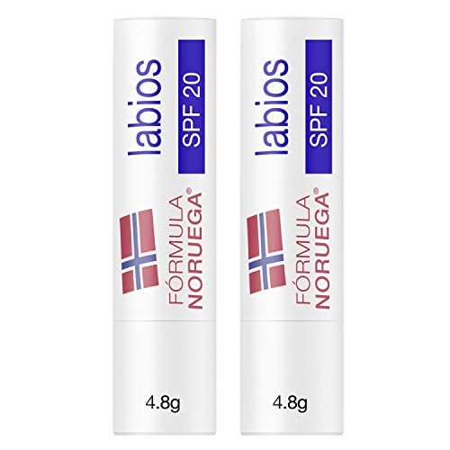 2 protectores labiales Neutrogena de fómula noruega SPF 20