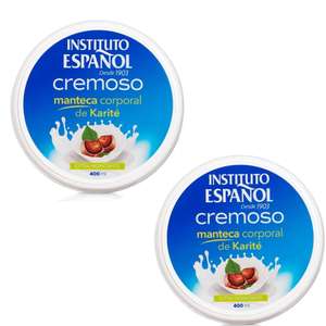 2 x Instituto Español Tarro de Manteca de Karité Cremoso 400g [Unidad 2'73€]