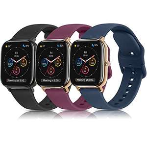 3 Pack Correa para Amazfit 20mm varios modelos