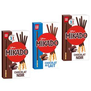 3 x Lu Palitos de Galleta con Chocolate Negro o Chocolate con Leche, 75g [Unidad 1'17€] Se pueden combinar