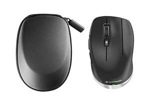 3Dconnexion CadMouse Compact Wireless - Ratón Compacto (óptico, inalámbrico, USB C, diestros), Color Negro Mate