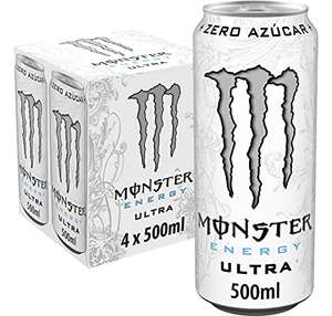 4x MONSTER ENERGY Ultra White