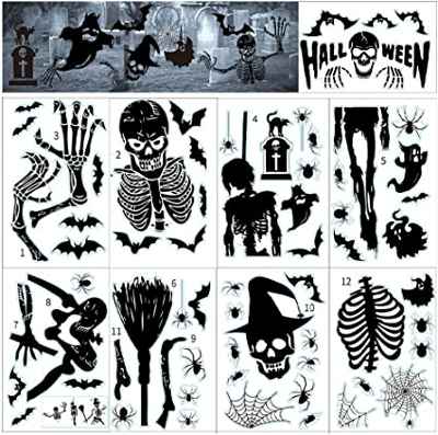 9 hojas de decoración de Halloween