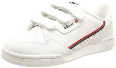 adidas Continental 80 CF, Sneaker, Cloud White/Cloud White/Scarlet, 29 EU