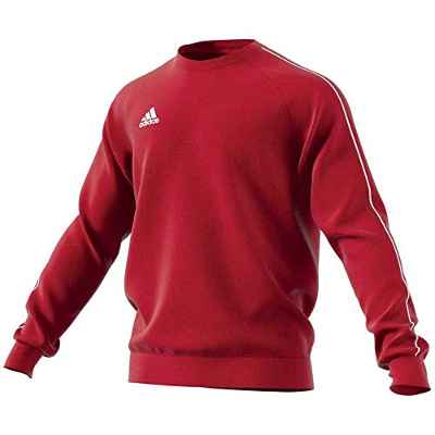 Adidas CORE18 SW Top Sudadera, Hombre, Rojo (Rojo/Blanco), XS
