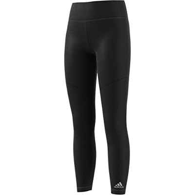 adidas G AR M Tght Leggings, Girl'S, Black/Silver Met, 910A