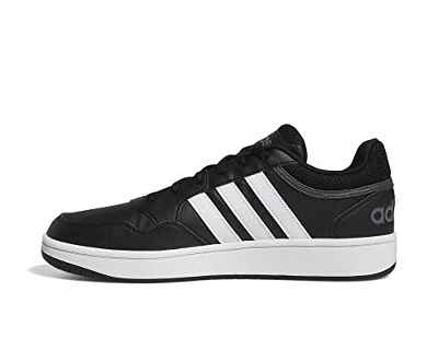 adidas Hoops 3.0, Zapatillas Hombre, NEGBÁS/FTWBLA/GRISEI, 44 EU