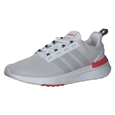 adidas Racer TR21, Sneaker Hombre, FTWR White/Grey Two/Vivid Red, 44 EU