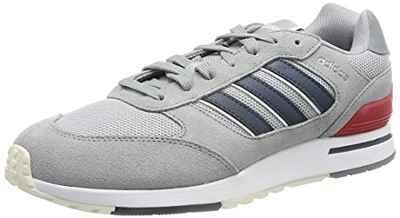 adidas Run 80s, Zapatillas de Running Hombre, Gris/AZMATR/PLAHAL, 43 1/3 EU