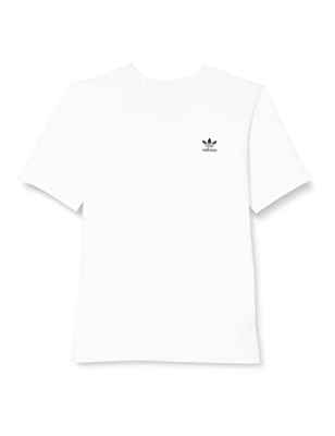 adidas tee T-Shirt, Unisex Kids, White/Black, 1314