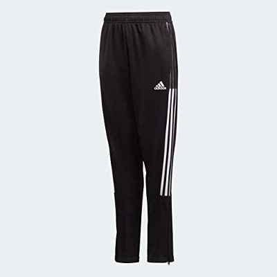 adidas TIRO21 TK PNT Y Pants, Unisex-Child, Black/White, 11-12 Years