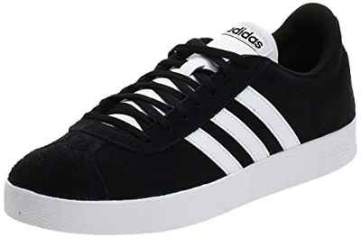 adidas VL Court 2.0', Zapatillas Hombre, Negro (Core Black/FTWR White/FTWR White Core Black/FTWR White/FTWR White), 42 2/3 EU