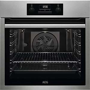 AEG BES331111M Horno Multifunción con Función Limpieza AquaClean, 9 funciones