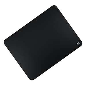 Alfombrilla de ratón - Bordes cosidos - Base de Goma Antideslizante- Superficie rápida - Tamaño L, Negro, Tejido híbrido - 487 x 372 x 3 mm