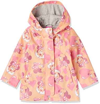 Amazon Essentials Girls' Disney Star Wars Marvel Frozen Princess Raincoats Chubasquero, Minnie/Burbujas, 2 años