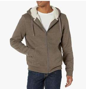 Amazon Essentials Sudadera de Forro Polar con Capucha, Cremallera Completa y Forro Sherpa Hombre (Varias tallas y Colores)
