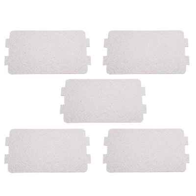 AMONIDA 5 Uds Cubierta de Guía de Ondas para Horno Microondas Hoja de Placa de Mica Cubierta de Guía de Ondas para Microondas Accesorio de Reparación de Repuesto, 4,6 * 2,5 Pulgadas