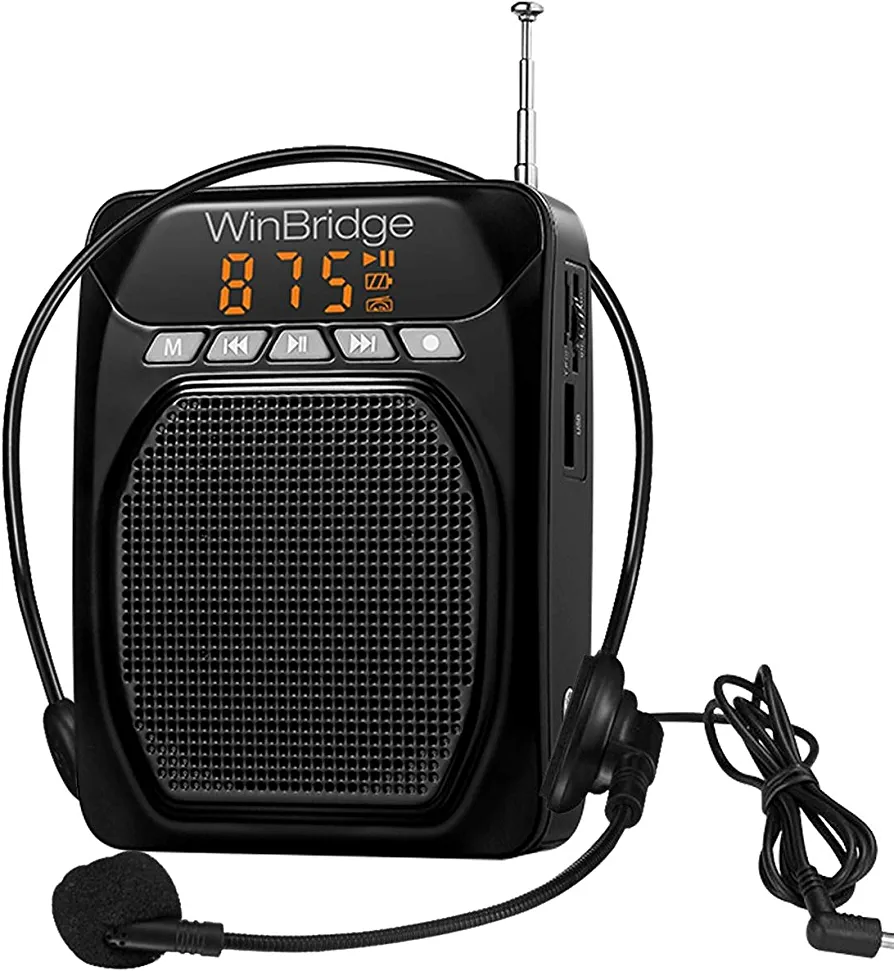 Amplificador de voz con micrófono 