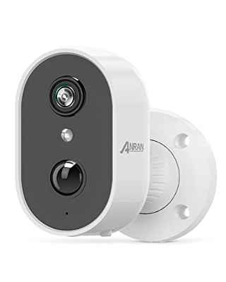 ANRAN C2 Cámara Vigilancia WiFi Exterior Batería Recarga, 1080P Cámara WiFi Interior Exterior, Detección de Movimiento, Audio Bidireccional, HD Visión Nocturna Color, Camara Vigilancia Bebe con Sirena