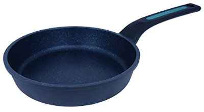 Arcos Serie Thera | Sarten Antiadherente 18 cm | Aluminio Fundido | Apta cualquier cocina | Mango Ergonómico Plástico y Silicona | Sistema ahorro energético | Apta lavavajillas | Color Negro y Azul