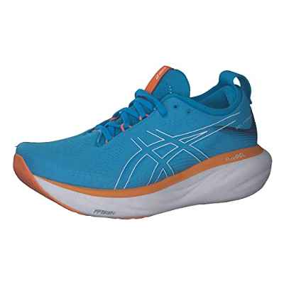 ASICS Nimbus 25 Zapatillas de Carretera para Hombre Celeste Blanco 42 EU