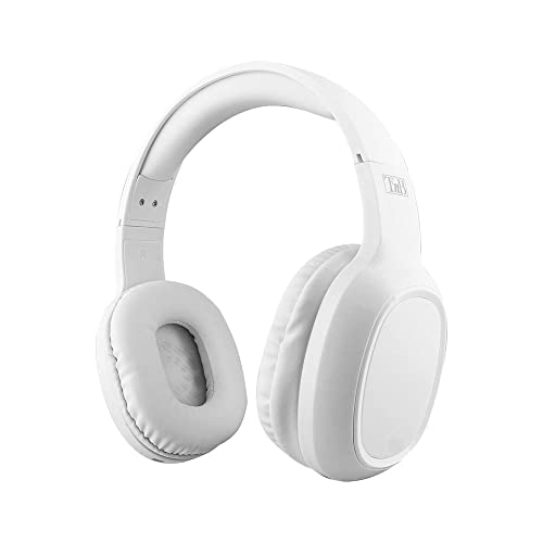 Auriculares diadema blancos Bluetooth 