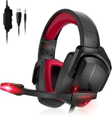 Auriculares estéreo con micrófono para videojuegos 