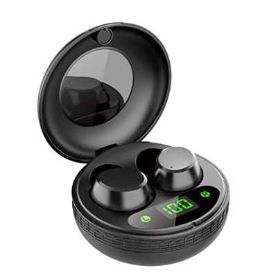 Auriculares Inalámbricos, Auriculares Bluetooth 5.0 Mini Ultraligero Auriculares Inalambricos Deportivos con Mic, Cancelación de Ruido In Ear Cascos Inalambricos, IP7 Impermeable Control Táctil