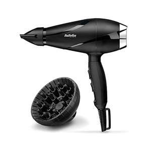BaByliss 6713DE Secador Shine Pro 2200, Secador de pelo, Iónico, Boquilla y Difusor, Aire frío