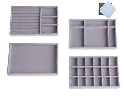 Bandeja Joyas Organizador,Organizador de Joyas,Joyas Cajon Bandeja para Joyas Bandeja Organizador Joyas Anillos cajones