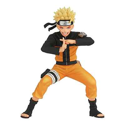 Banpresto Figura de Accion Naruto Shippuden Vibration Stars - Nara Shikamaru&Uzumaki Naruto (B:Uzumaki Naruto), Multicolor, BP18188