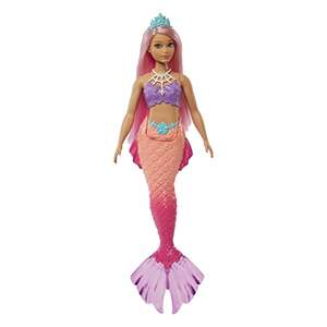 Barbie Sirena Muñeca con pelo rosa