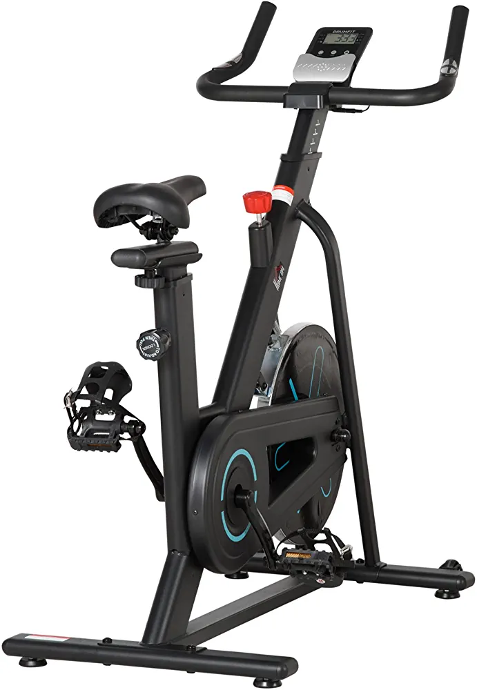 Bicicleta de Fitness con Asiento y Manillar Ajustables