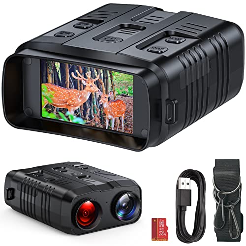 Binoculares Visión Nocturna TKWSER 1920x1080P HD Foto y Vídeo