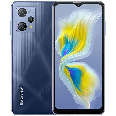 Blackview A53 Pro moviles Baratos y Buenos, 7GB+64GB(TF 1TB) Smartphone Android 12, 6,52" HD+ Batería 5180mAh Teléfono Móvil Libres, Cámaras de 12MP+8MP con Fingerprint/Dual 4G/GPS