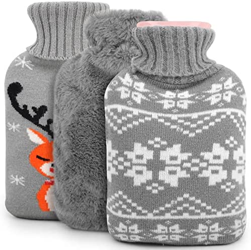 Bolsa de agua caliente con 3 fundas