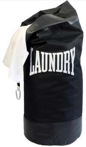 Bolsa de boxeo colgante de lavandería, color negro