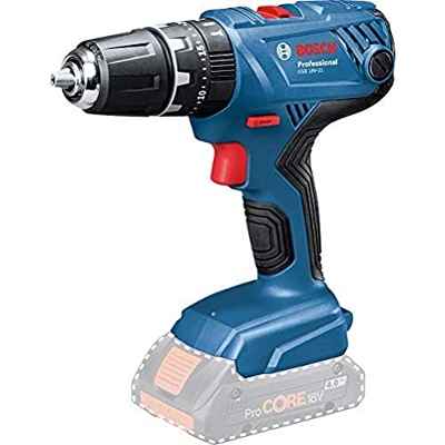 Bosch Professional 18V System GSB 18V-21 - Taladro percutor a batería (55 Nm, 1800 rpm, sin batería, en caja)