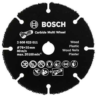 Bosch Professional - Disco de corte de metal duro MultiWheel para amoladora, 76 mm