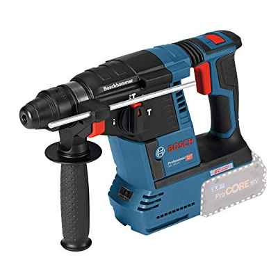 Bosch Professional GBH 18V-26 - Martillo perforador a batería (18V, 2,6 J, Ø máx. 26 mm, SDS plus, sin batería, en caja)