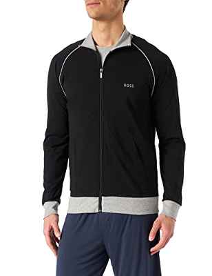 BOSS Mix&Match Jacket Z Sudadera, Black 1, M (Pack de 1) para Hombre