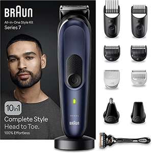 Braun Recortadora de Barba Series 7, Kit 10 en 1 Para Barba