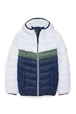 C&A Chaqueta de ajuste regular para niños, Blanco, 176 cm