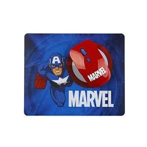 Capitan America Marvel Pack 2 en 1 de Ratón y Alfombrilla