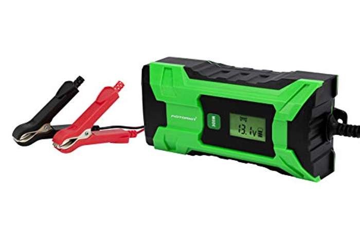 Cargador de batería con indicador LCD, 4A