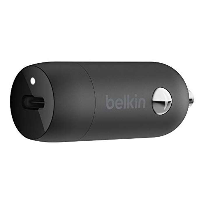 Cargador rápido Belkin para coche USB-C de 20 W